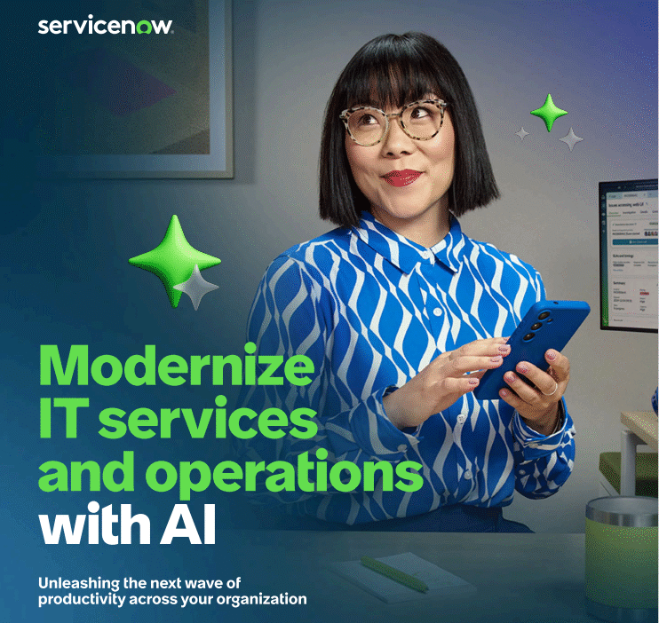 Modernize your IT services and operations with AI