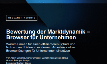 Bewertung der Marktdynamik – Browser für Unternehmen