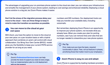 Hang up on your on-prem phone system: Why transitioning to the cloud is as easy as 1-2-3