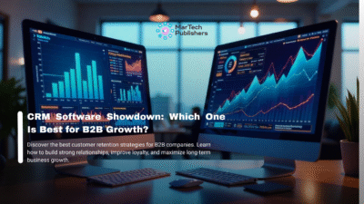 Dashboard of modern CRM software for B2B companies